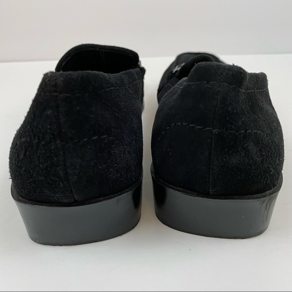 Villager Liz Claiborne Wilma Black Leather Loafers - Picture 11 of 11